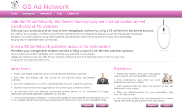 GS Ad Network for transgender marketing -- sell TG products and services online, and make money with your transgender website.