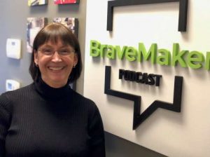 Diana at BraveMaker for her podcast
