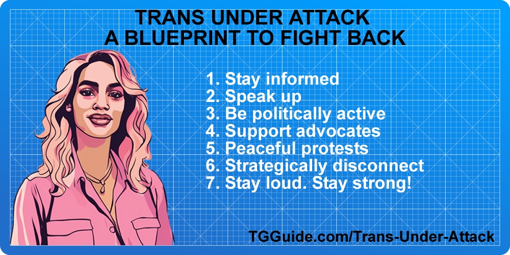 Trans under attack - blueprint to fight back against oppression.