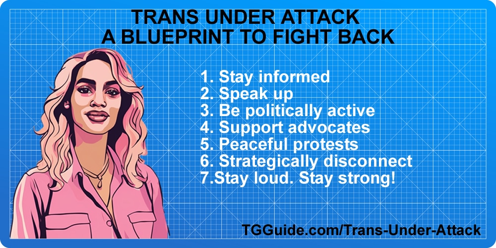 Trans under attack - blueprint to fight back against oppression.