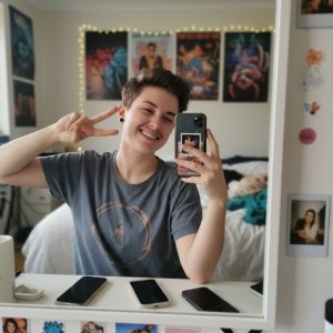 Female to Male Trans Selfie for Dating Site